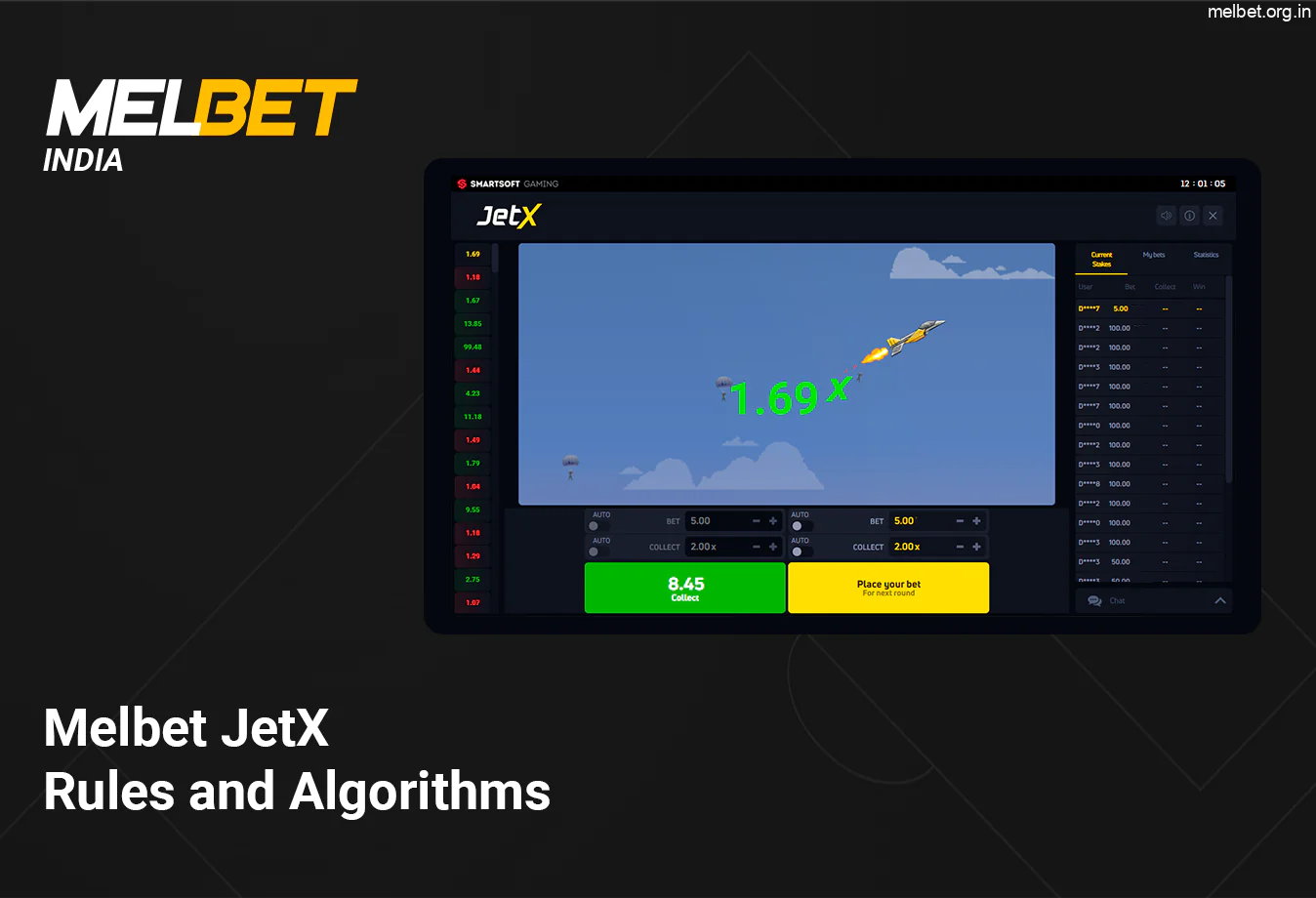 Melbet JetX - Main Rules and Game Algorithm